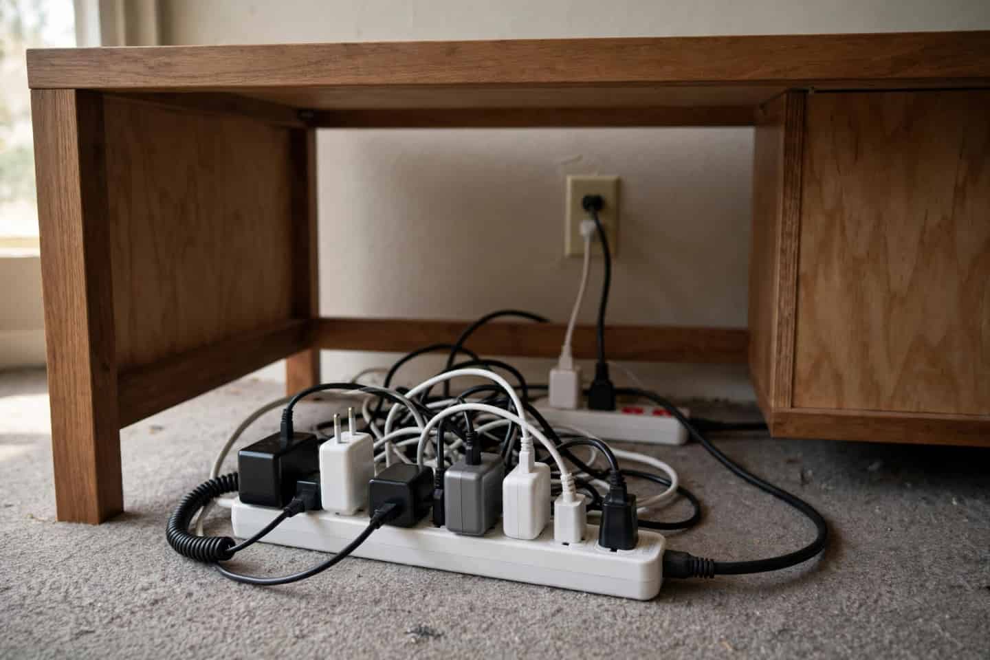 Licensed electrician at work