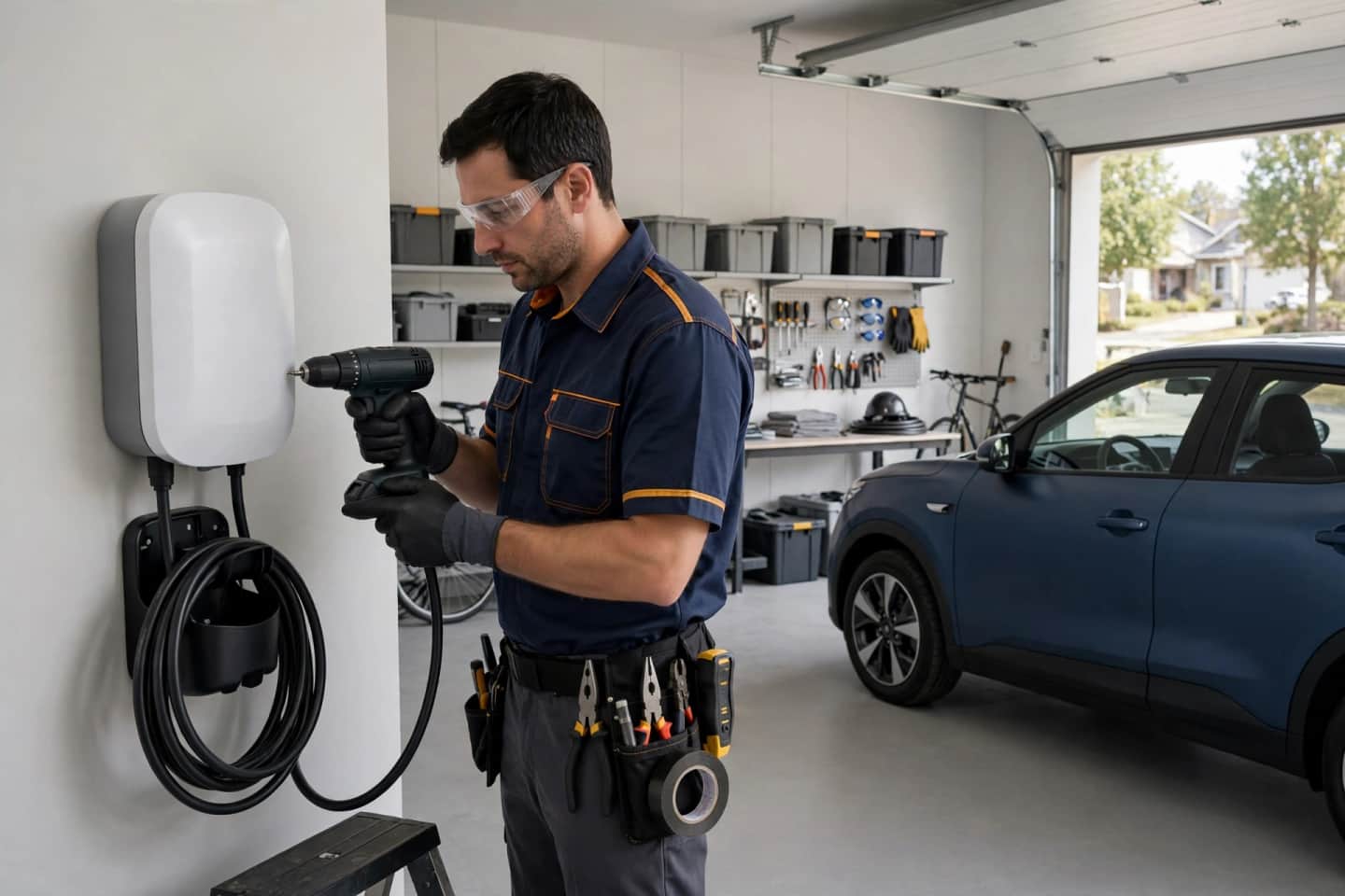 EV Charger Installation illustration