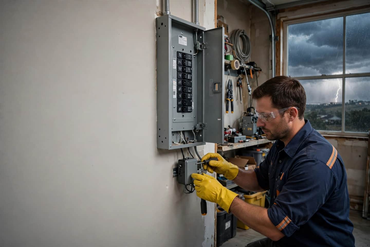 Whole-Home Surge Protection illustration