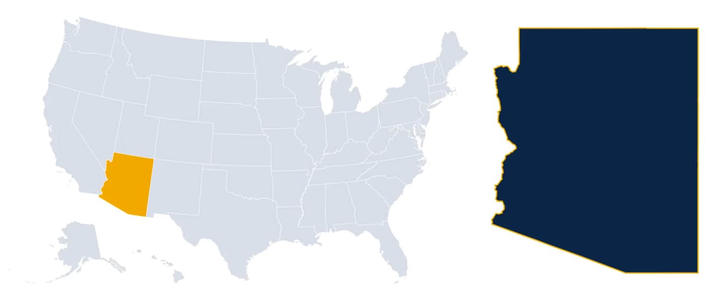 Map of Arizona