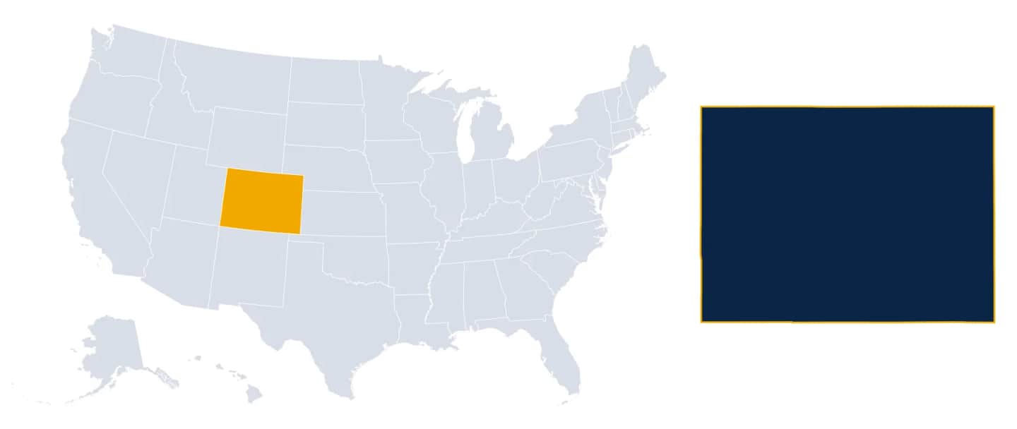 Map of Colorado