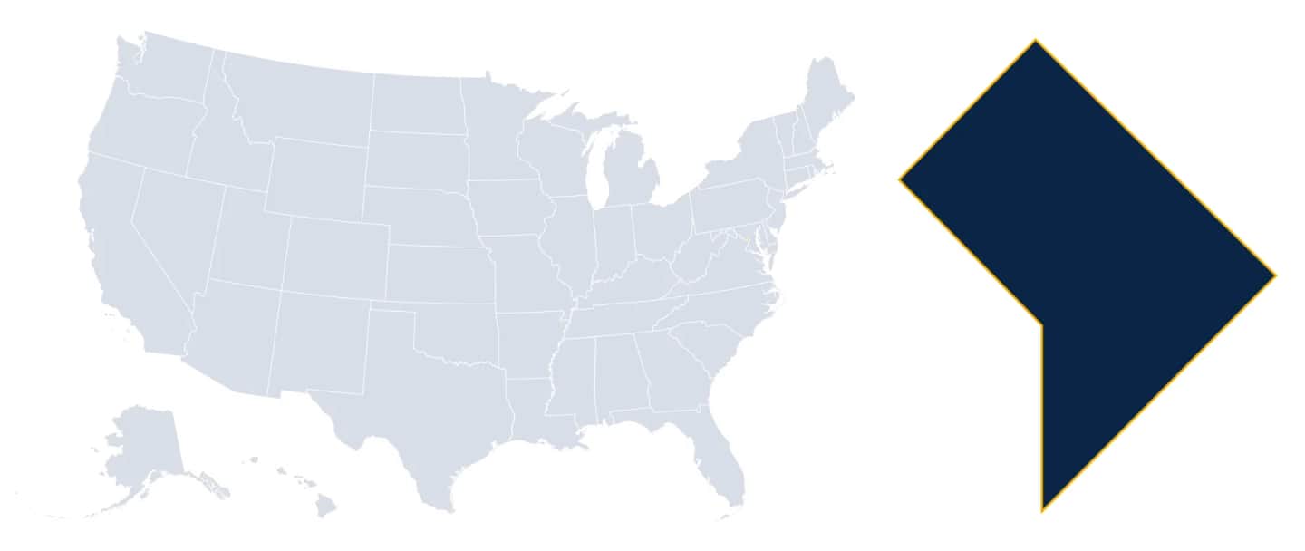 Map of District of Columbia