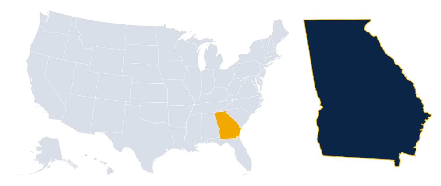 Map of Georgia