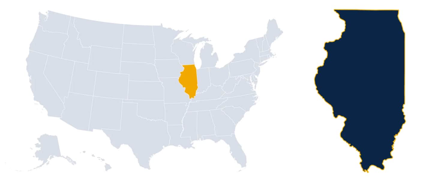 Map of Illinois