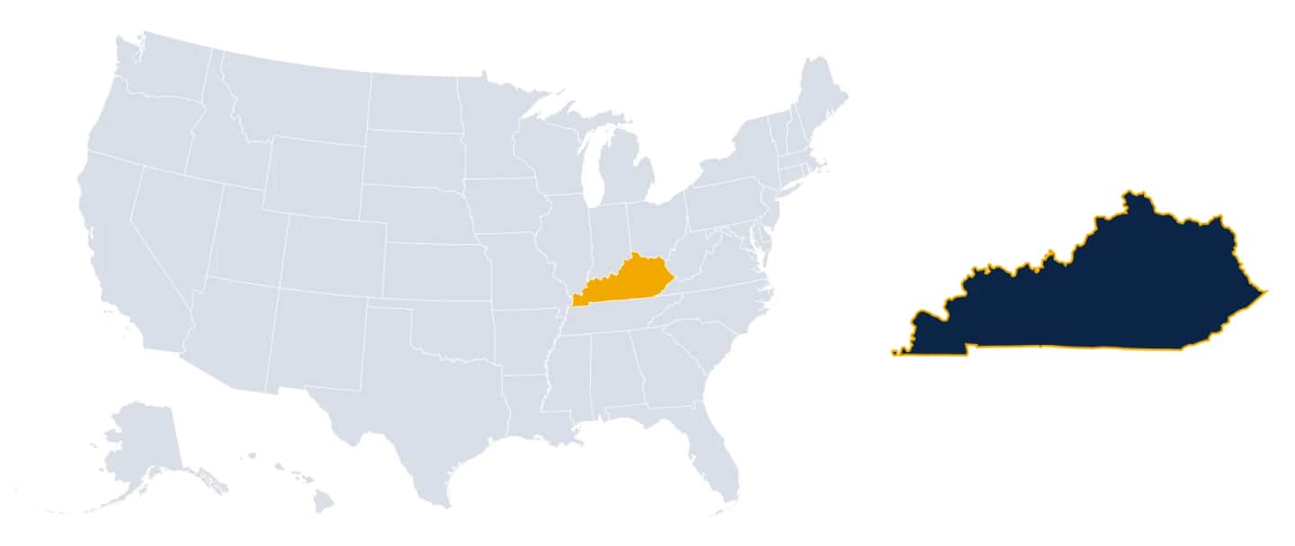 Map of Kentucky