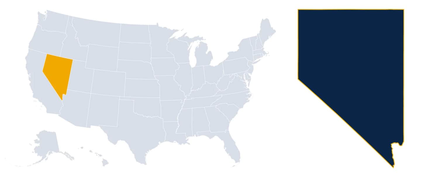Map of Nevada