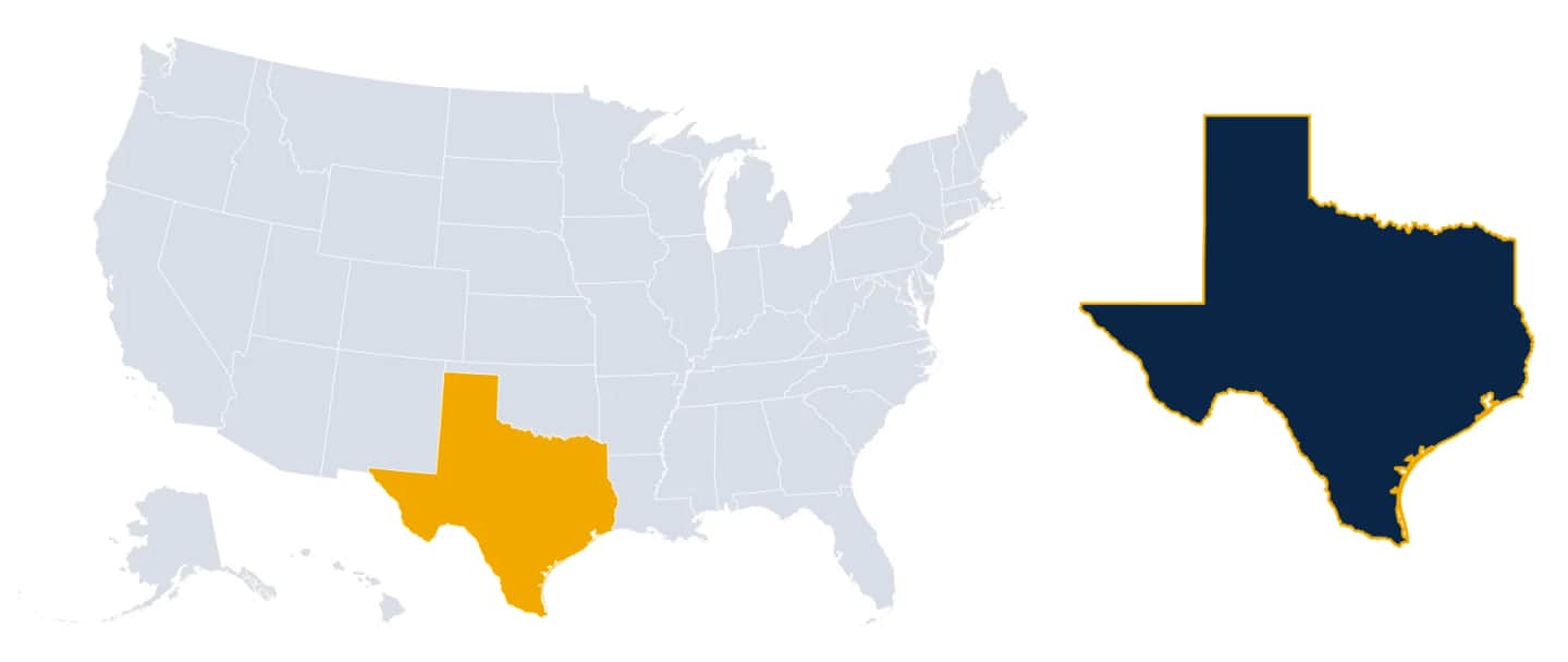 Map of Texas