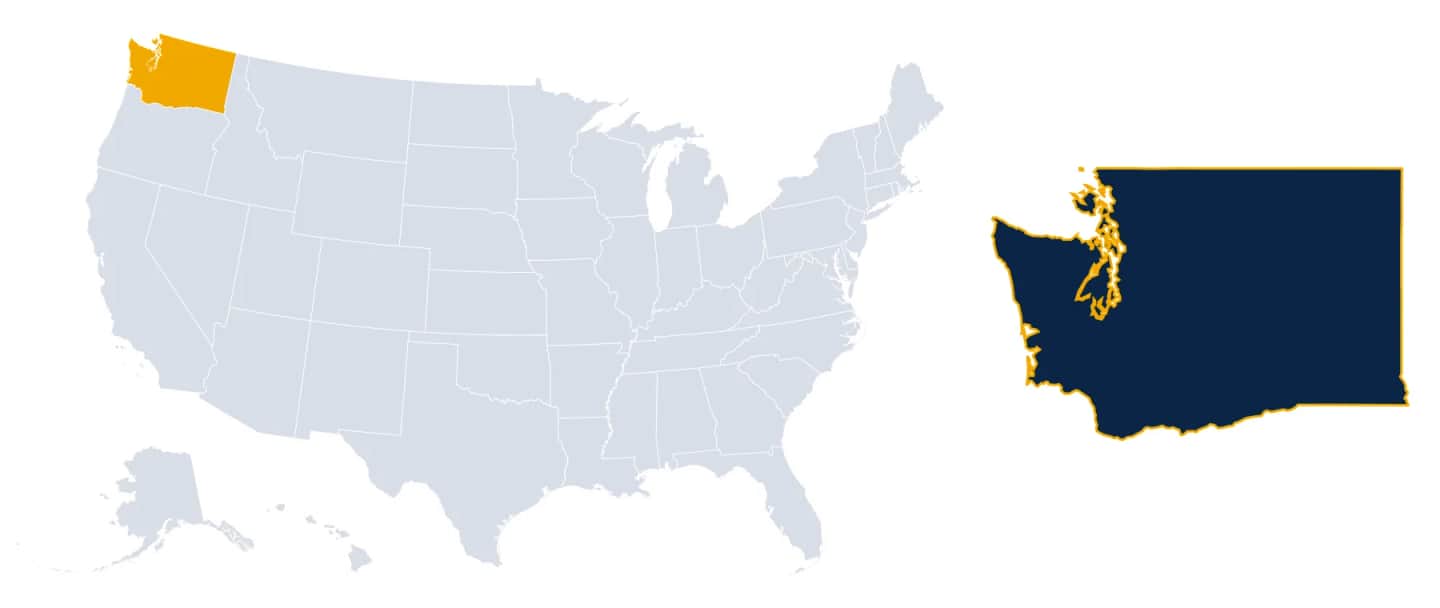 Map of Washington