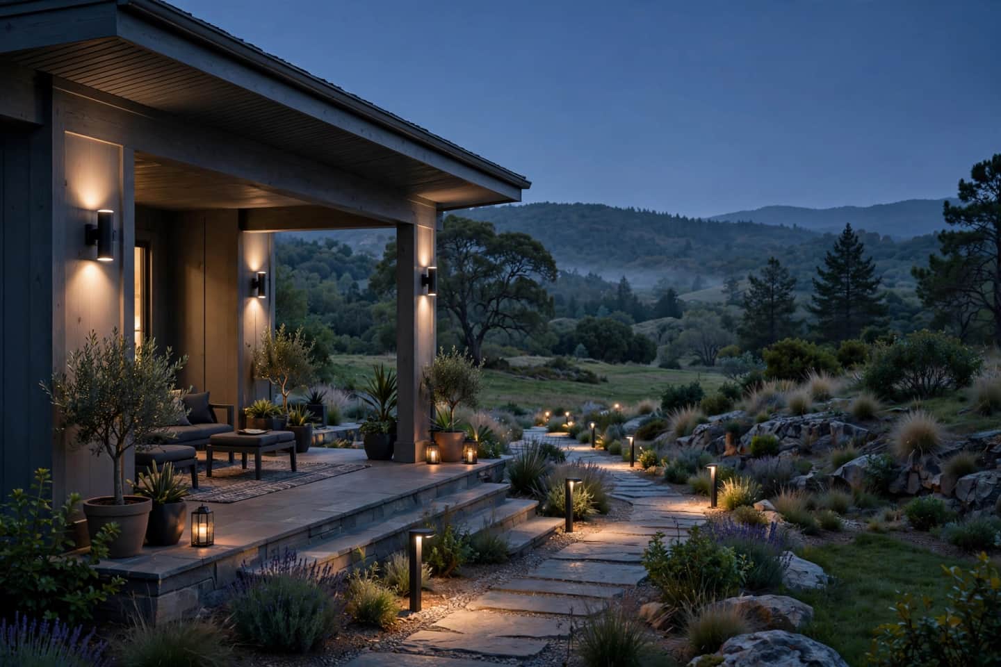 Landscape Lighting illustration